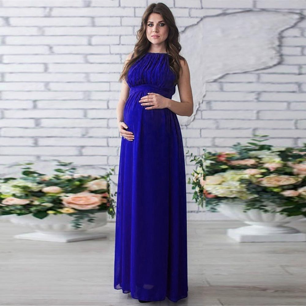 Maternity Gown Chiffon Maxi Dress - HEPSIBAH SHOP