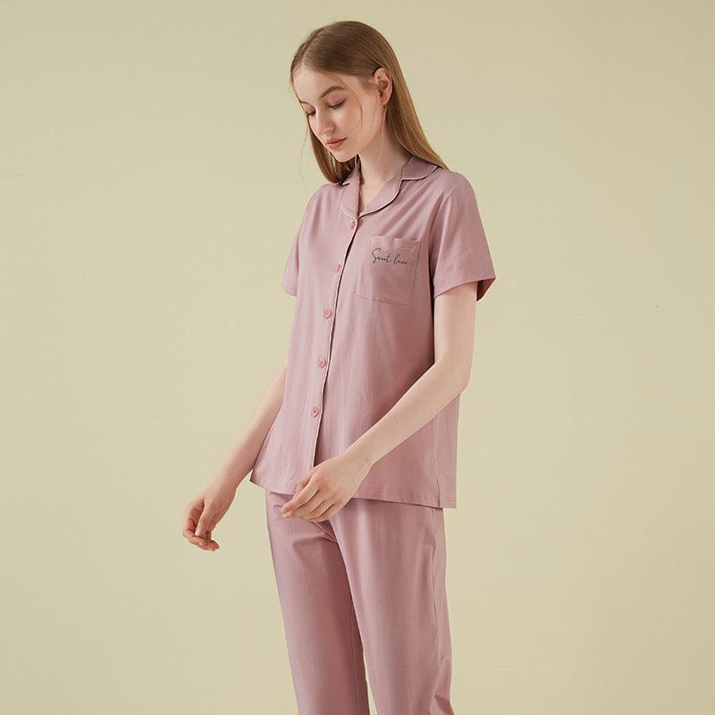 Pure Cotton Women's Suit Pajamas