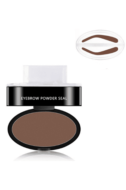 Eyebrow Powder Stamp Tint Stencil Kit Cosmetics - HEPSIBAH SHOP