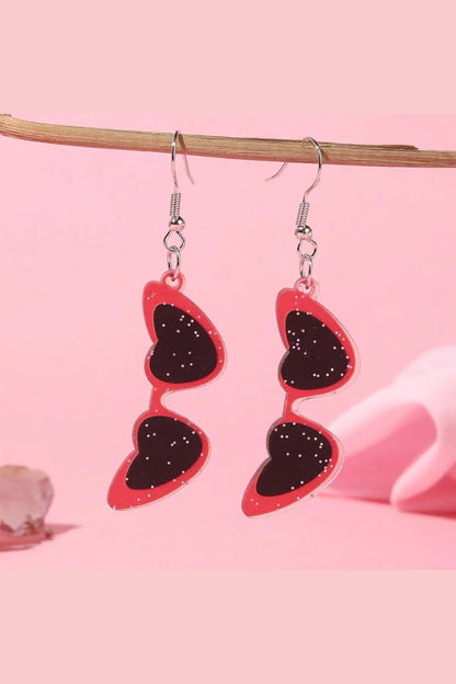 Transparent Acrylic Love Heart Earrings - HEPSIBAH SHOP