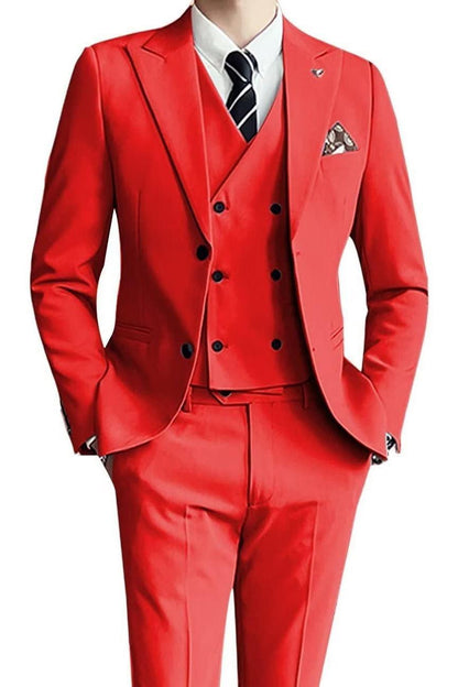 Three-piece Men's Suit Slim Fit - HEPSIBAH SHOP