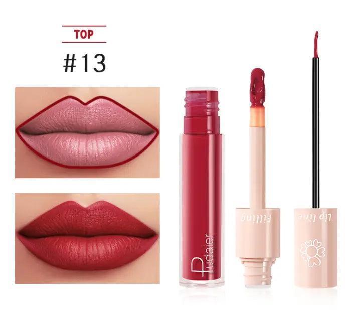 Pudaier Dual Lipstick Lip Gloss - HEPSIBAH SHOP