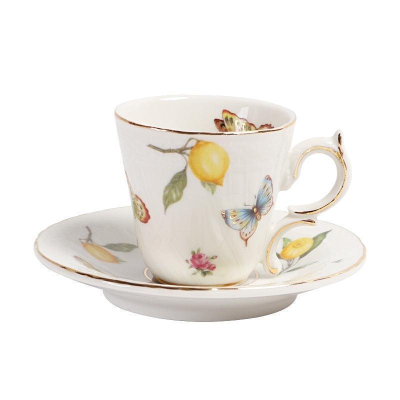 Ceramic British Golden Edge Large Tea Set - HEPSIBAH SHOP