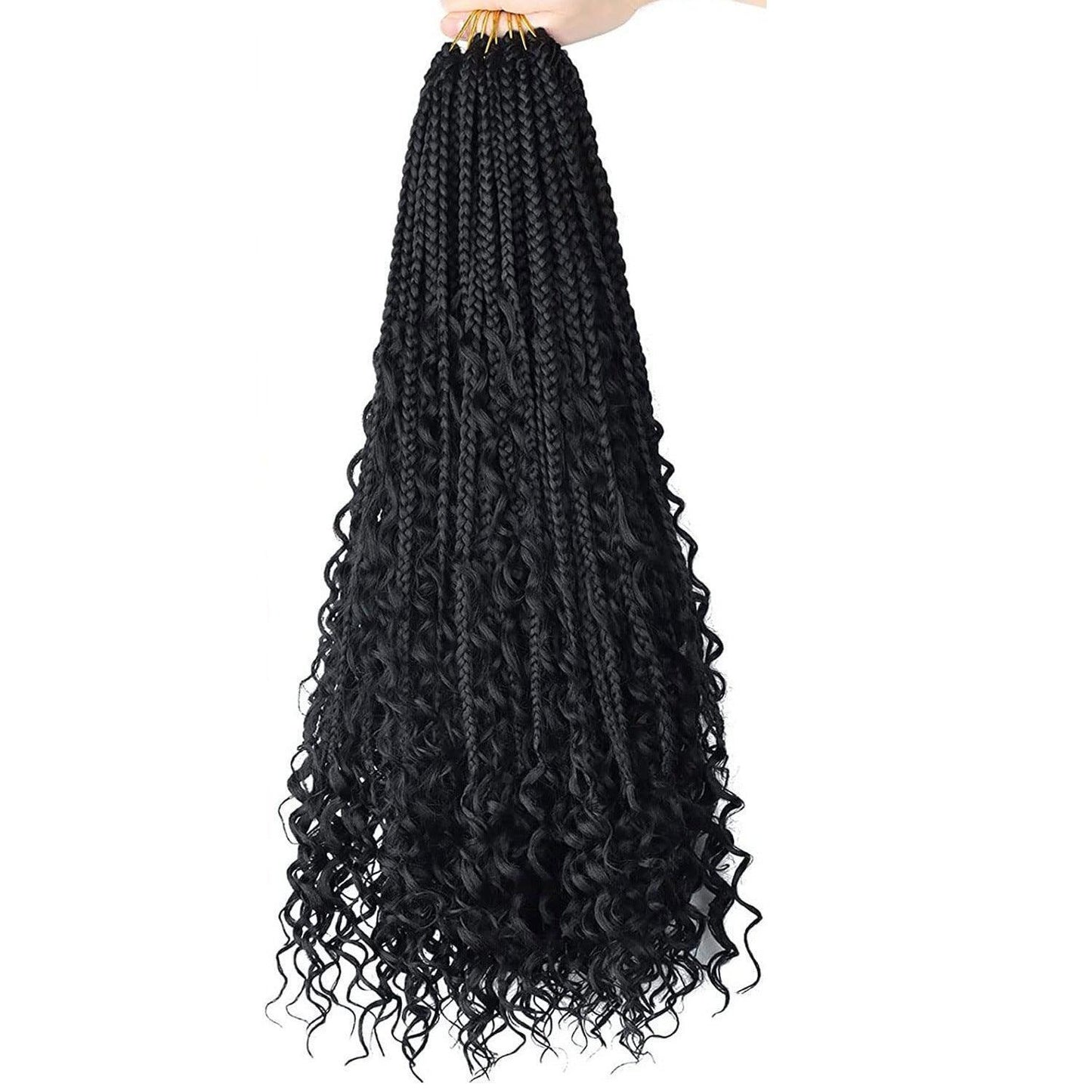 Chemical Fiber Hair Three-strand African Braid Crochet Hair - HEPSIBAH SHOP