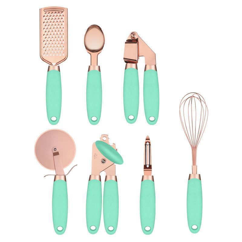 Kitchen Household Peeler Gadget Copper Plating Set