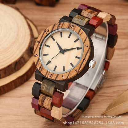 Classic Women's Elk Quartz Wooden Watch - HEPSIBAH SHOP