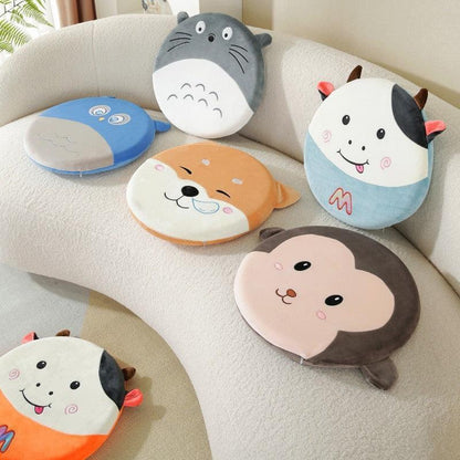 Cute Cow Toy Plush Cartoon Sofa Office Waist Cushion Bed Head Backrest Cushion