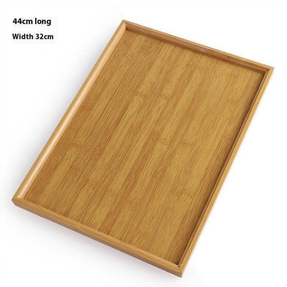 Rectangular Minimalist Household Bamboo Tea Tray