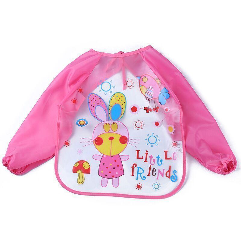 Children's Gown Long Sleeve Kids Waterproof Meal Baby Apron Painting Clothes Bib Protective Clothing - HEPSIBAH SHOP