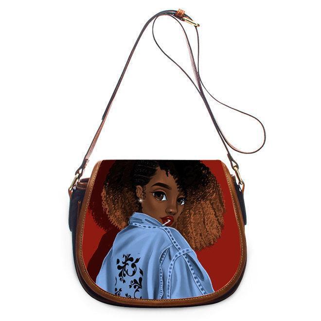 African Pu women's One Shoulder Messenger Bag - HEPSIBAH SHOP