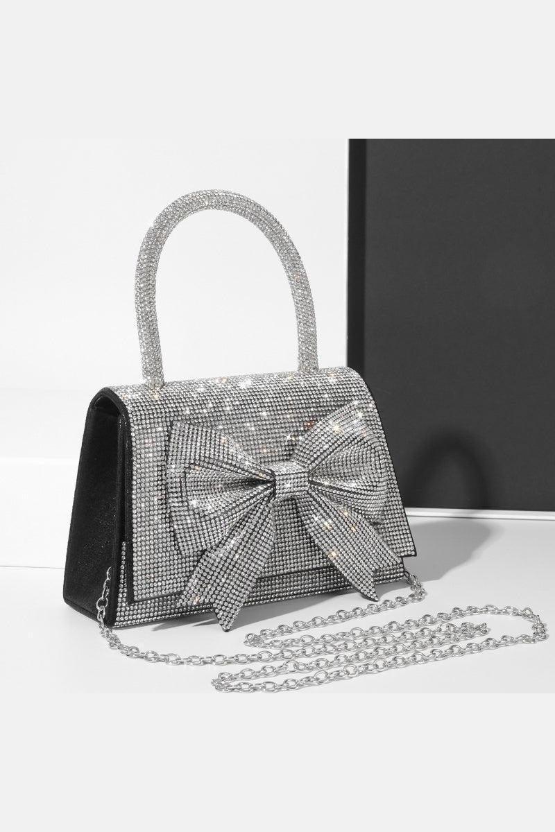 New Light Luxury Full Diamond Bow Handbag - HEPSIBAH SHOP