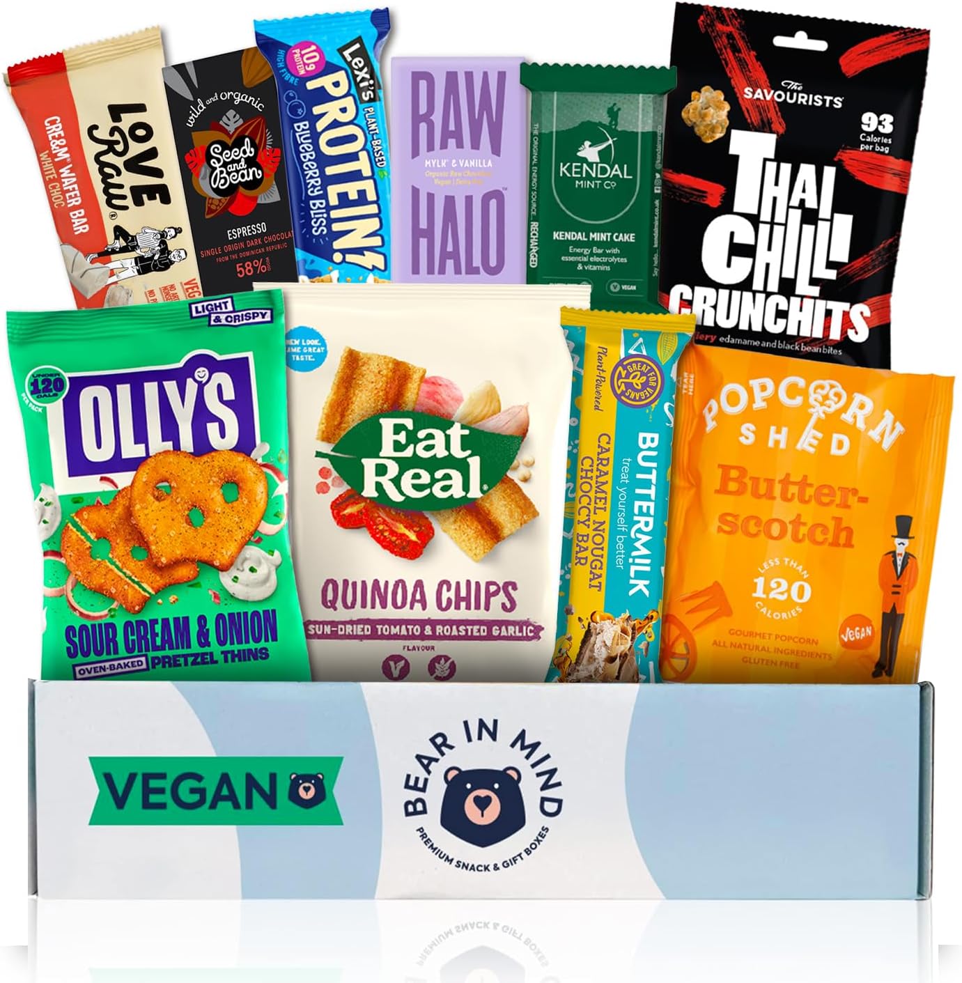 Vegan Hamper: Premium Vegan Treats Hamper &amp; Gift Box - Ultimate Vegan Hampers Gift Baskets for Men &amp; Women - Vegetarian Hamper Gifts for Veganuary