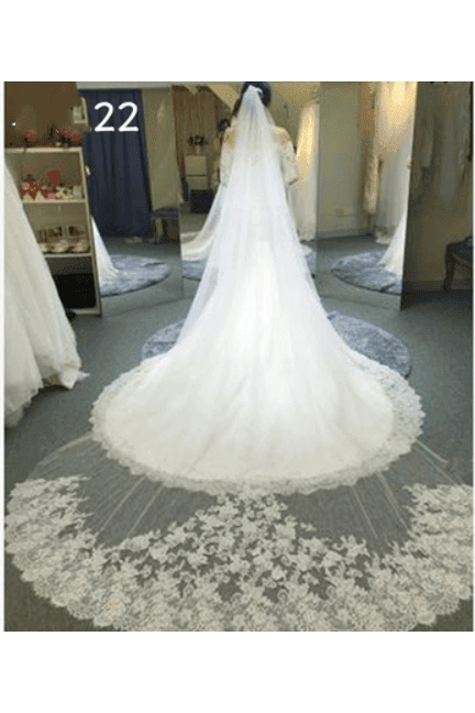 Wedding Dress Long Tail Luxury Super Fairy Wedding Veil - HEPSIBAH SHOP