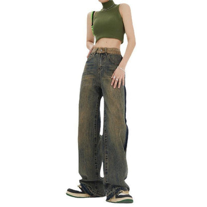 Women's High-waisted Baggy Jeans - HEPSIBAH SHOP