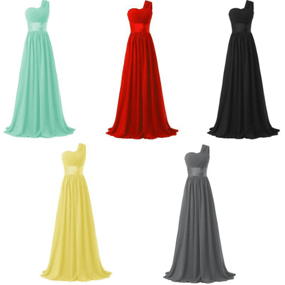 Long Multi-color Banquet Evening Dress - HEPSIBAH SHOP