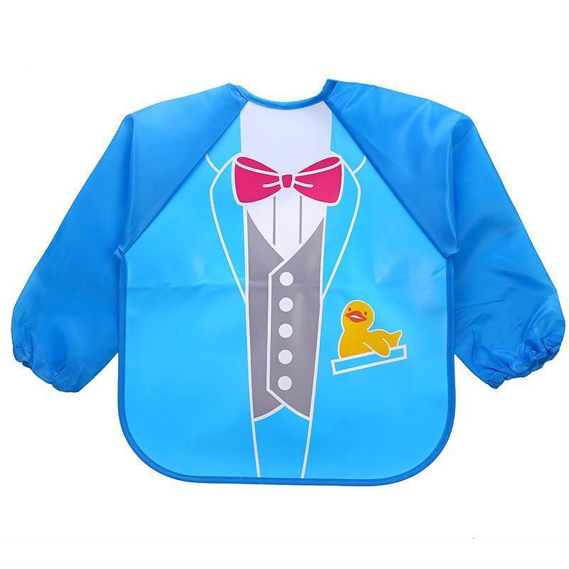 Children's Gown Long Sleeve Kids Waterproof Meal Baby Apron Painting Clothes Bib Protective Clothing - HEPSIBAH SHOP