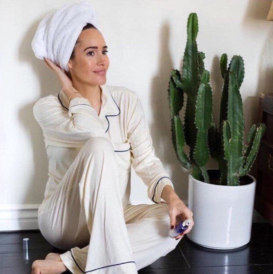 Light Luxury And Simplicity Pajamas Women's Homewear Suit Long-sleeved Pajamas Suit