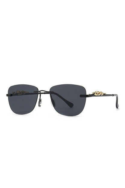 Fashion Metal Jumping Leopard Decorative Sunglasses - HEPSIBAH SHOP