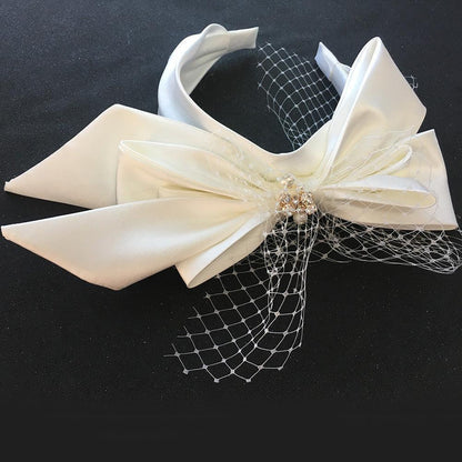 Women's Bridal Wedding Satin Headband - HEPSIBAH SHOP