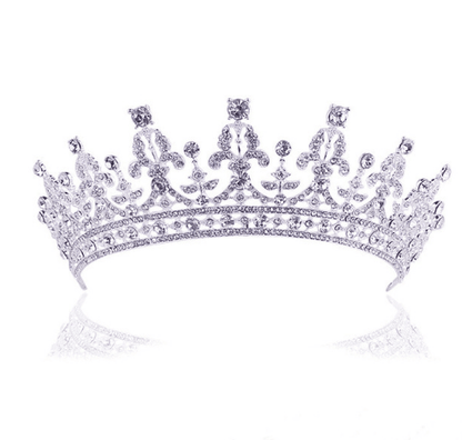 Baroque Luxury Crystal Bridal Crown Tiara - HEPSIBAH SHOP