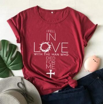 Love Print Casual T-shirt - HEPSIBAH SHOP