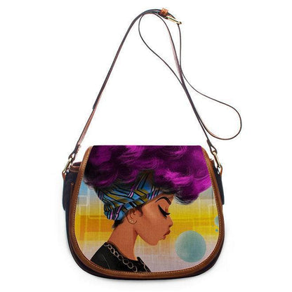 African Pu women's One Shoulder Messenger Bag - HEPSIBAH SHOP