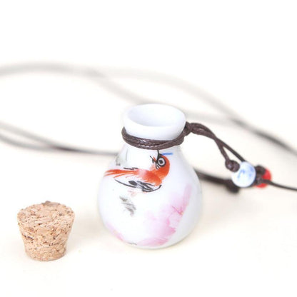 Perfume bottle necklace - HEPSIBAH SHOP