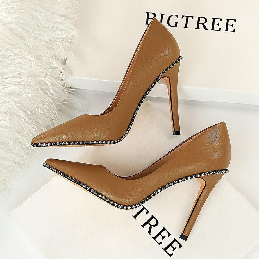 Studded high heels - HEPSIBAH SHOP