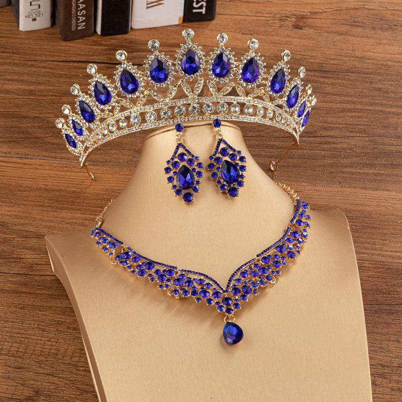 Wedding Bridal Alloy Diamond Crown - HEPSIBAH SHOP