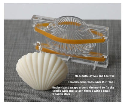 Shell Candle Mould Homemade Aromatherapy - HEPSIBAH SHOP