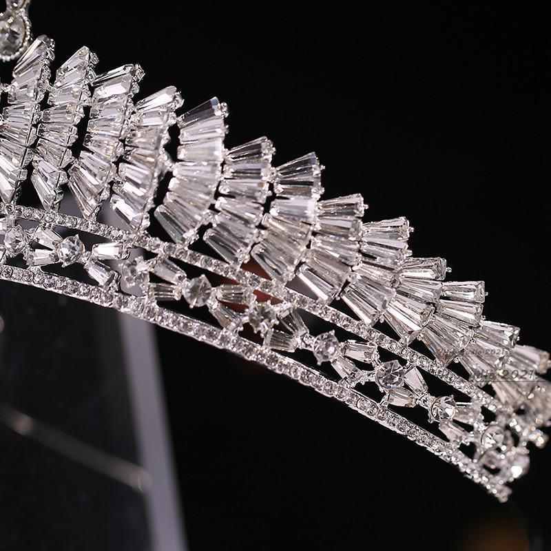 New Japanese & Korean Rhinestone Alloy Wedding Crown - HEPSIBAH SHOP