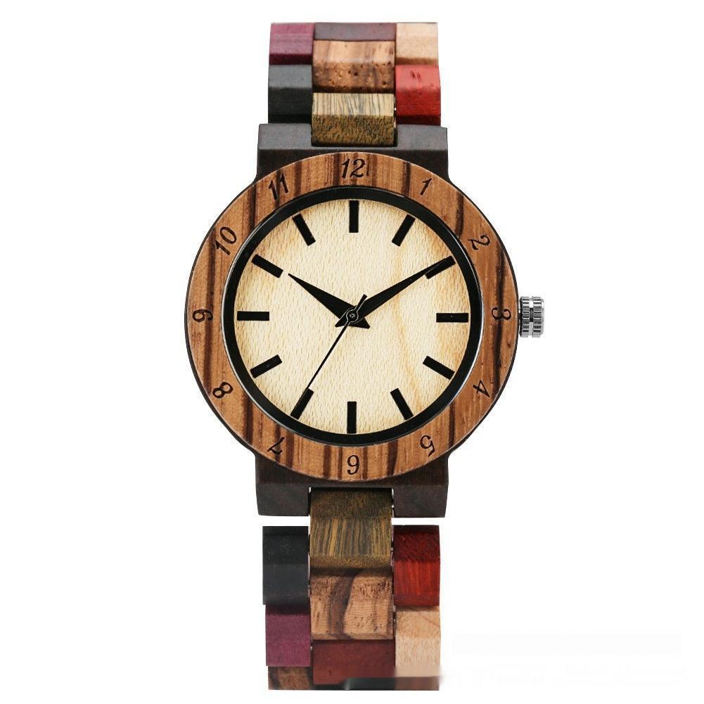 Classic Women's Elk Quartz Wooden Watch - HEPSIBAH SHOP