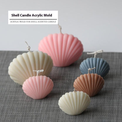 Shell Candle Mould Homemade Aromatherapy - HEPSIBAH SHOP