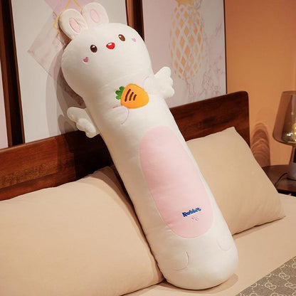 Removable And Washable Plush Toys With Long Throw Pillows