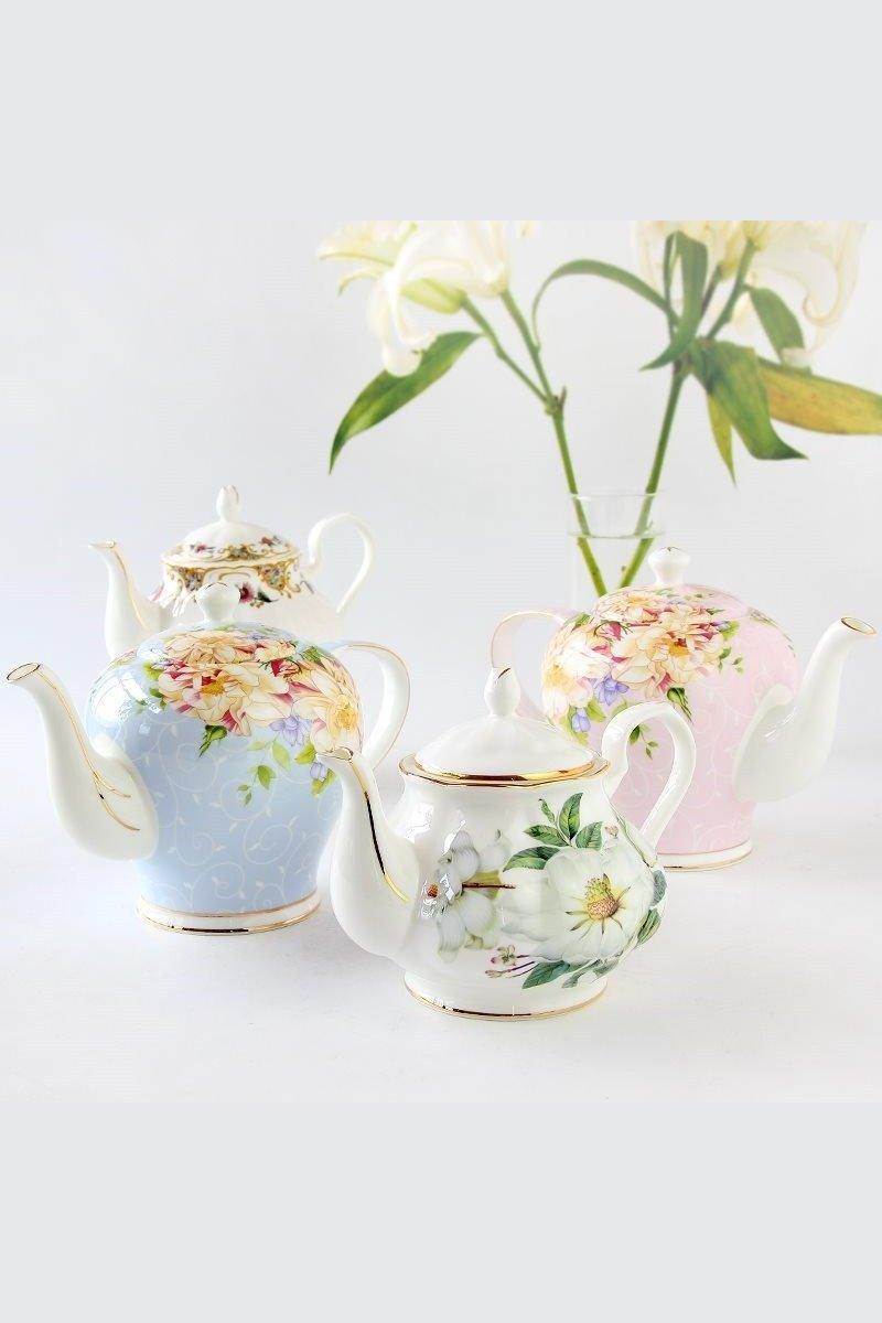 European Tea Set Porcelain Teapot - HEPSIBAH SHOP