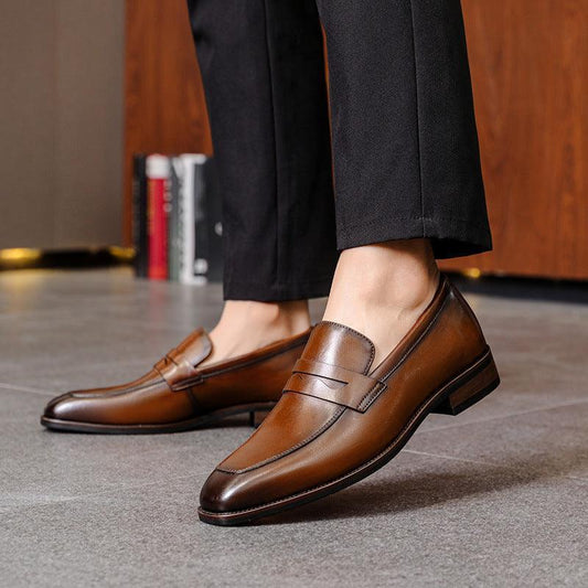 Men's Leather Shoes Formal - HEPSIBAH SHOP