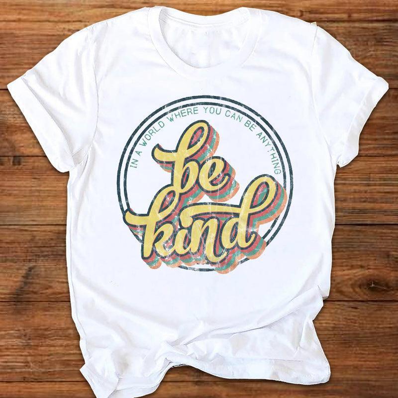 Summer Printed T-shirt Women's Top - HEPSIBAH SHOP