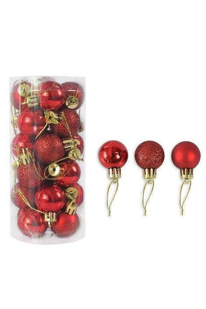 Christmas Decoration Shiny Matte Christmas Ball - HEPSIBAH SHOP