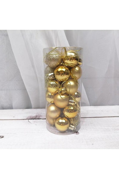 Christmas Decoration Shiny Matte Christmas Ball - HEPSIBAH SHOP