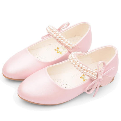 Girls' Photography Flat Leather Shoes - HEPSIBAH SHOP