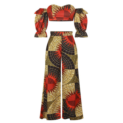 New Digital Print Women's African Fashion Set - HEPSIBAH SHOP