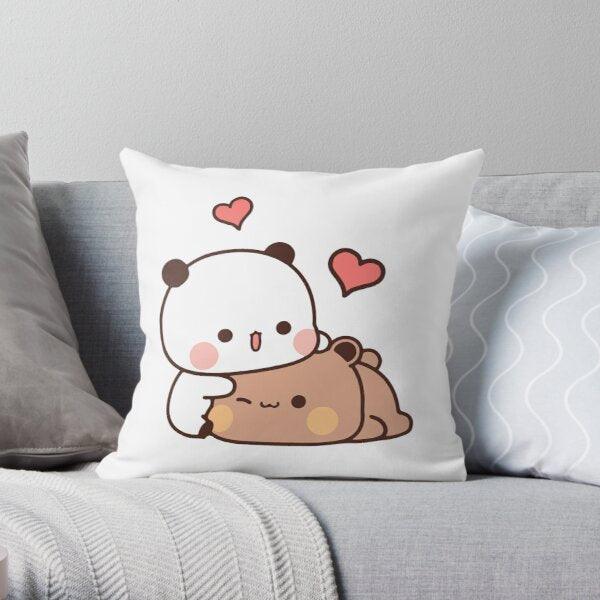 Cute Cartoon Expression Pack Home Cushions Square Pillow Cover - HEPSIBAH SHOP