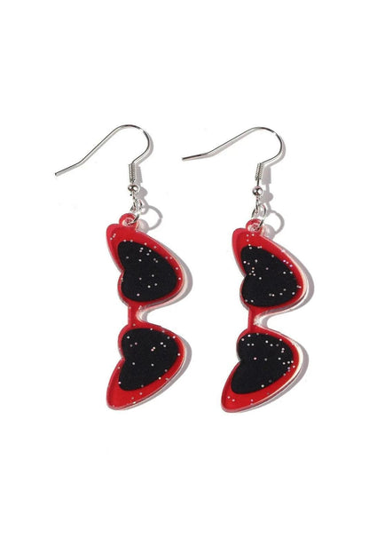 Transparent Acrylic Love Heart Earrings - HEPSIBAH SHOP