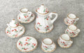 17 Piece mini artificial ceramic tea set-HEPSIBAH SHOP