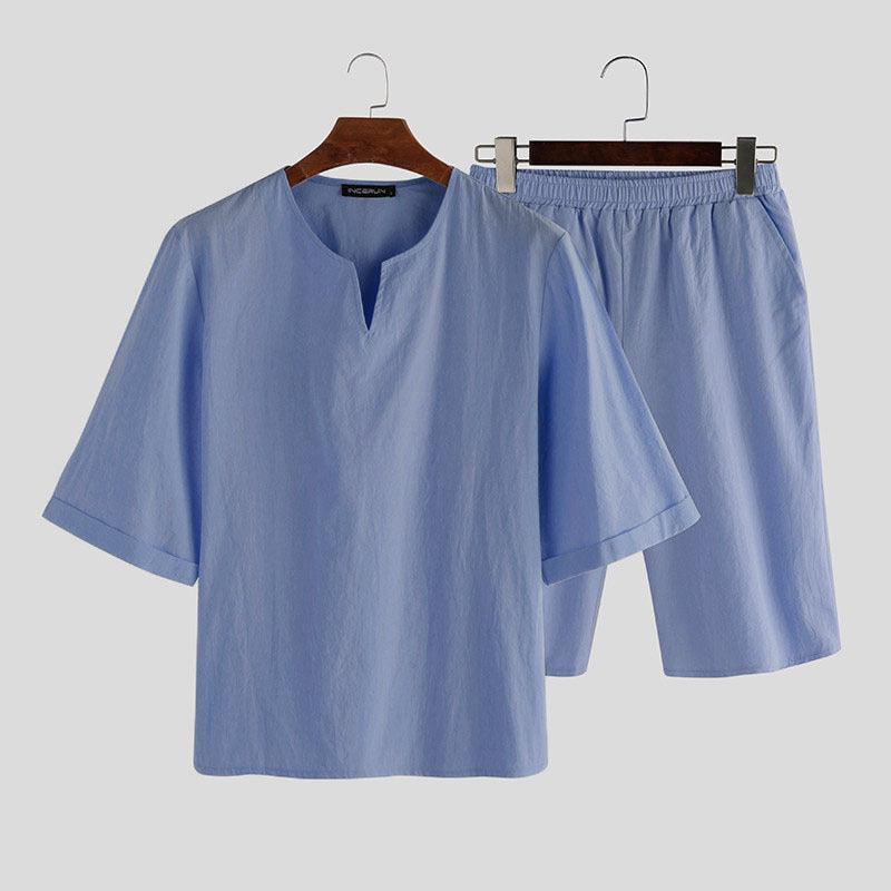 Men's cotton pajamas - HEPSIBAH SHOP