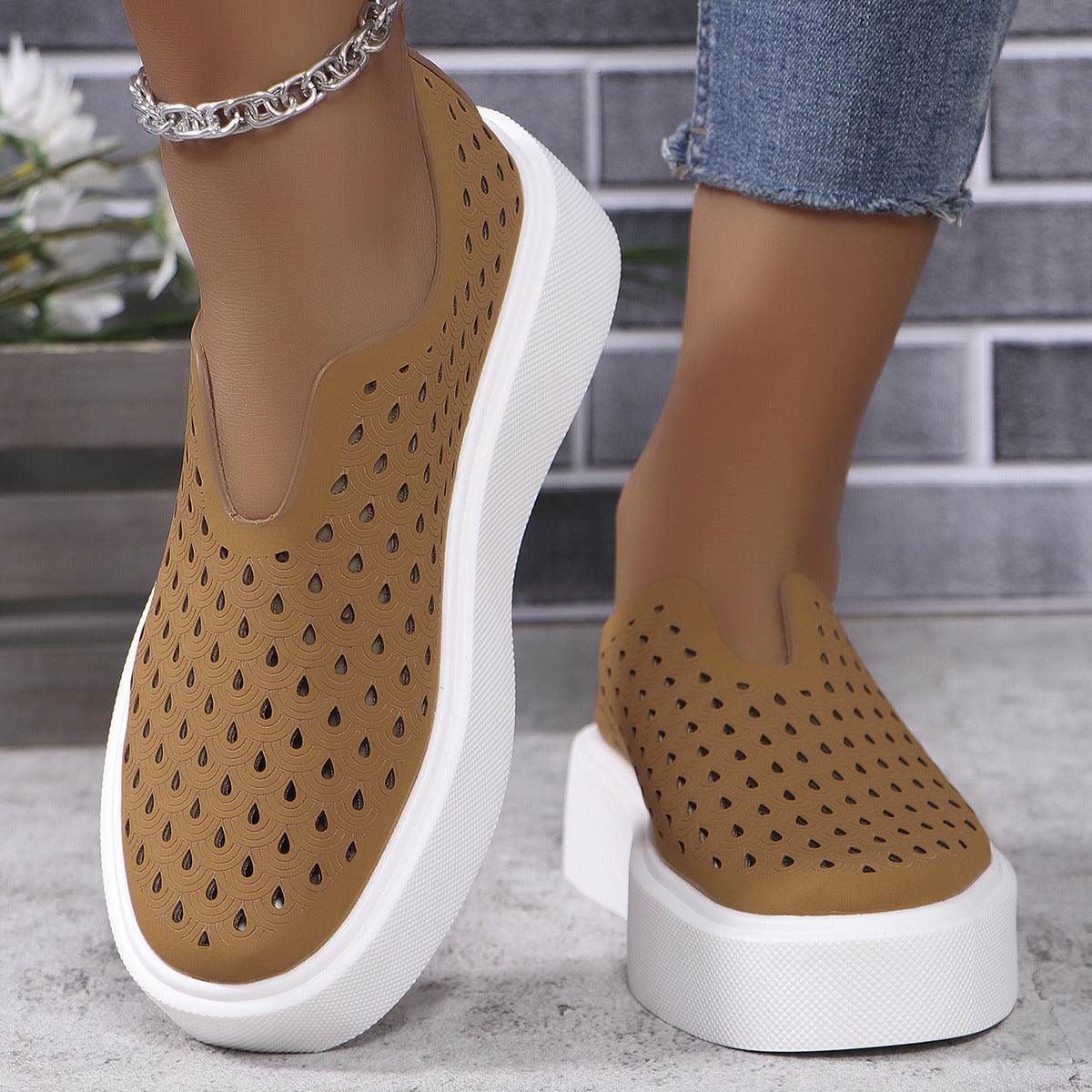 Fashion Hollow Flat Shoes For Women - HEPSIBAH SHOP