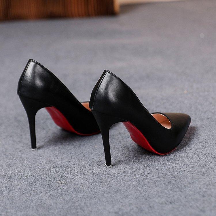 New Women's Spring European And American Pointed Toe Shallow Mouth Stiletto Heel Fashion Shoes - HEPSIBAH SHOP