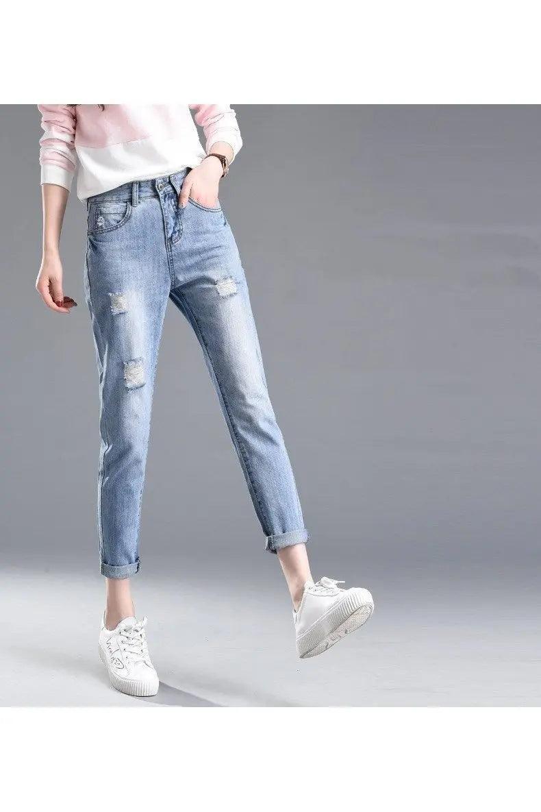 Ripped jeans for women - HEPSIBAH SHOP