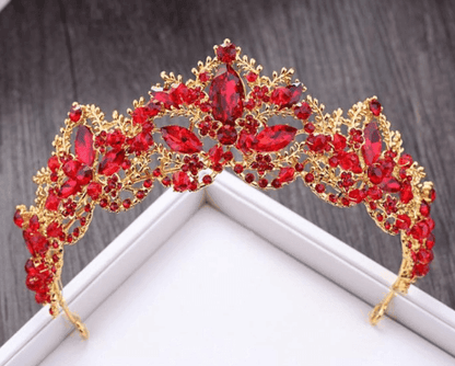 Baroque Luxury Crystal Bridal Crown Tiara - HEPSIBAH SHOP