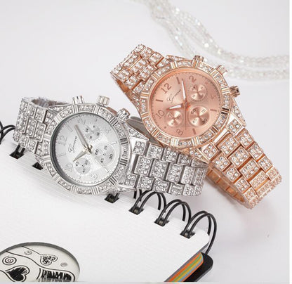 Women Crystal Quartz Analog Wrist Watch - HEPSIBAH SHOP